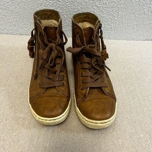 UGG leather sneakers